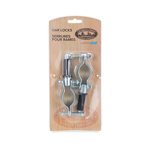 Oar Locks for Boats - Securely Fits Oar Shafts Up to 1-7/8" - 2 Pack