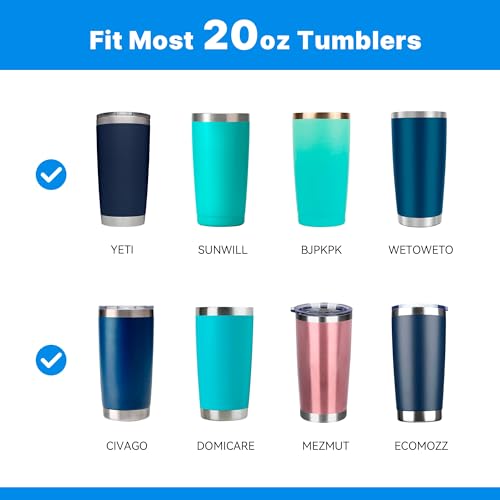 20 oz Tumbler Lid Replacement - 2 Pack for YETI, SUNWILL, WETOWETO