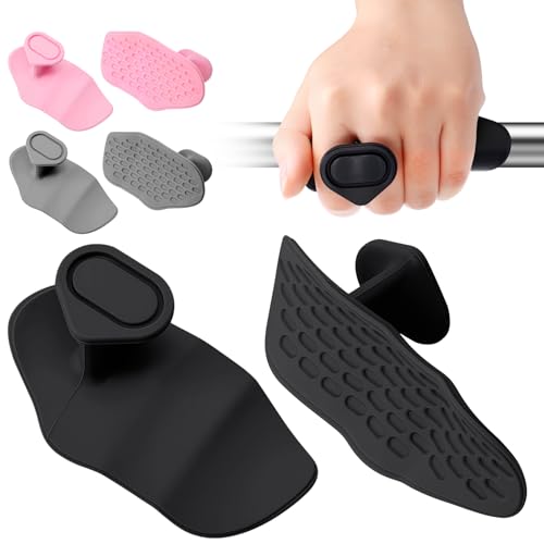 6 Pcs Anti-Slip Workout Grips for Weightlifting - Ergonomic Rubber