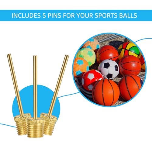 14-Piece Air Pump Adapter Kit for Bike Tires, Sports Balls, and Inflatables