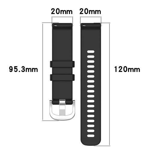 Waekethy Bands for Garmin Vivoactive 5/Garmin Active 5, 20mm Watch Strap Sport Wristband Soft Silicone Replacement Band Compatible with Garmin Venu/Venu sq/Venu sq2/Venu 2 plus