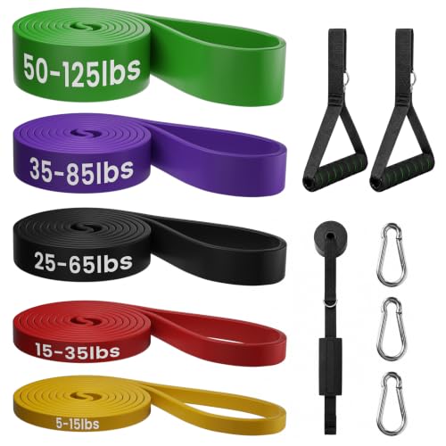Colorful Resistance Bands Set - Pull Up Assistance for Home & Gym