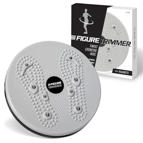 Waist Twisting Disc Exercise Board with Acupressure Nodes - Gray