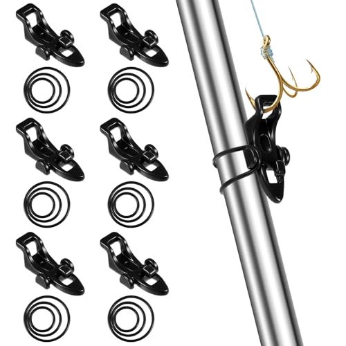 Fishing Hook Keeper Set - 6 PCS with 3 Sizes of O-Rings