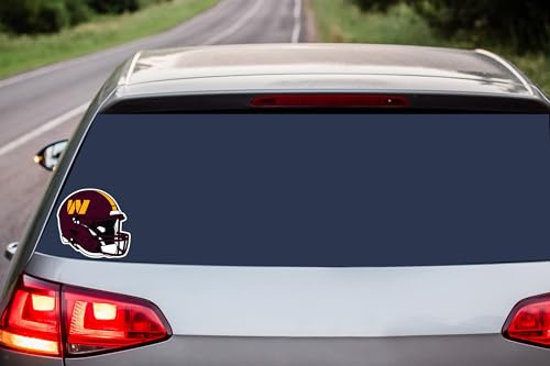 Washington Commanders NFL Helmet Auto Decal - Team Colors