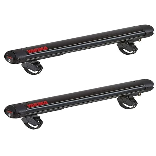 FatCat EVO 6 Ski & Snowboard Roof Rack - Holds 6 Pairs, Lockable