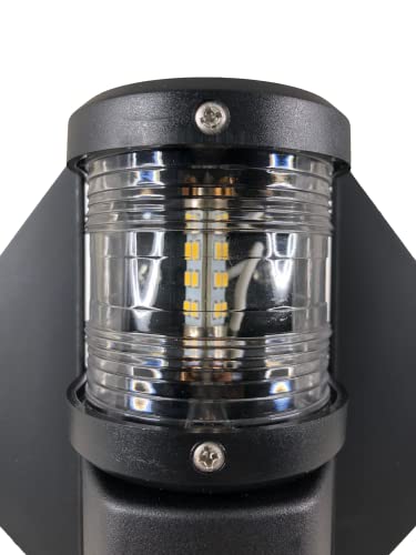 Pactrade Marine Waterproof LED Masthead & Deck Light for Sailboats Up to 12M