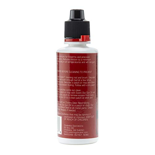 Odorless Gun Oil - 2 Ounce Synthetic Lubricant for Firearms