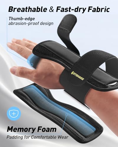 Carpal Tunnel Wrist Brace with Metal Splint - Adjustable Support