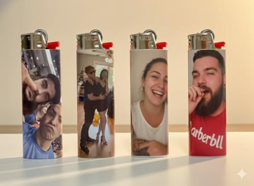 Custom Lighter Stickers - Personalize Your Design, 10 Pack