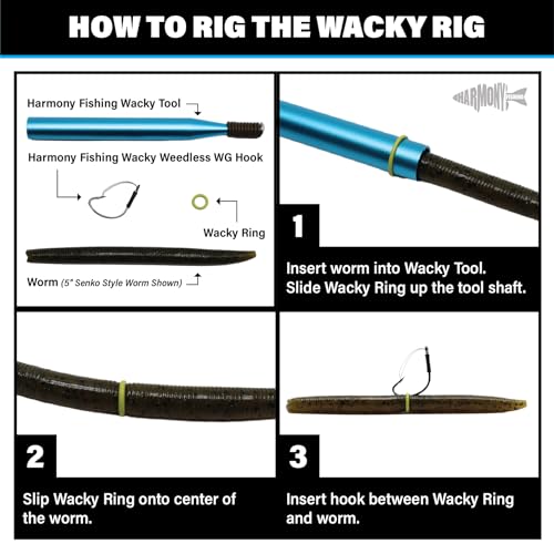 O-Rings for Wacky Rigging Senkos & Worms - 100 Pack Black 4-5”