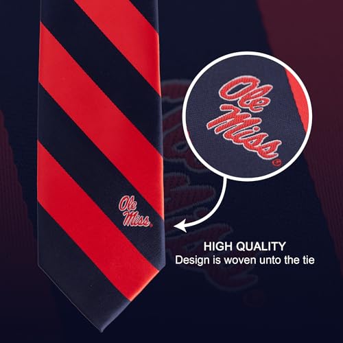 Ole Miss Rebels Necktie - Officially Licensed University Tie
