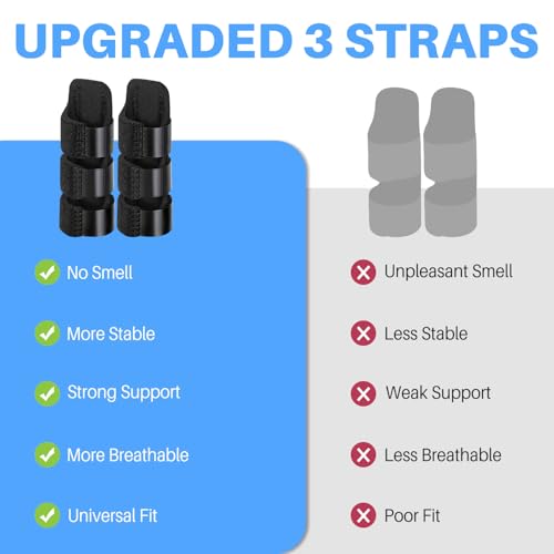 Finger Splint Brace for Index, Middle, Ring Fingers - 2 Pack