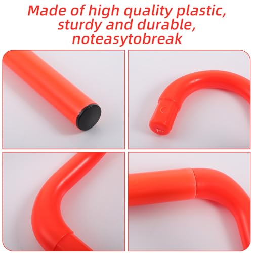 6 Pack Agility Speed Training Hurdles - 6" Detachable Set