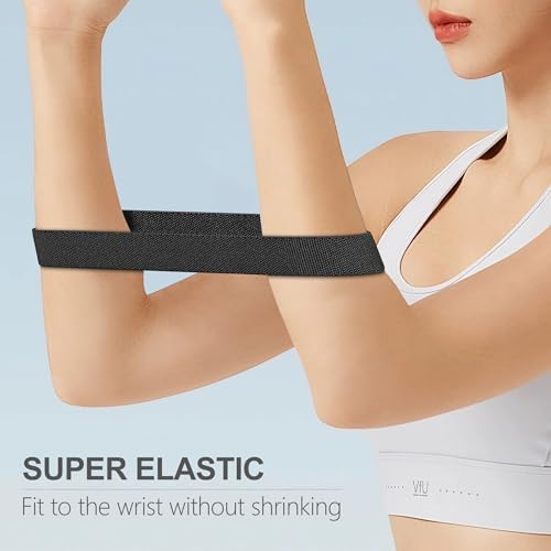 Laband 18mm Nylon Watch Band - Black Quick Release Compatible with Garmin Venu 2S/3S/4 41mm, Vivoactive 4S, Vivomove 3S, Forerunner 255S/265S