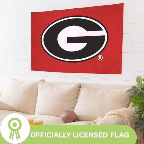 University of Georgia Flag - 3'x5' Outdoor College Banner with Grommets