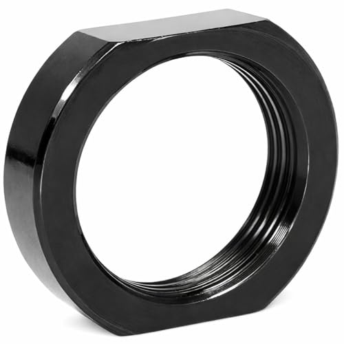 5/8-24 Black Steel Jam Nut - 2 Pieces for Muzzle Brake