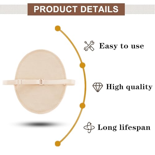 Reusable Armpit Sweat Pads - 2 Pairs, Adjustable & Breathable