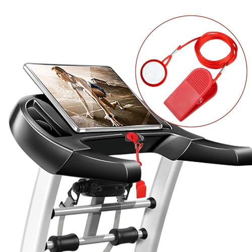 Universal Treadmill Safety Key - Magnetic Replacement Clip - Bright Red
