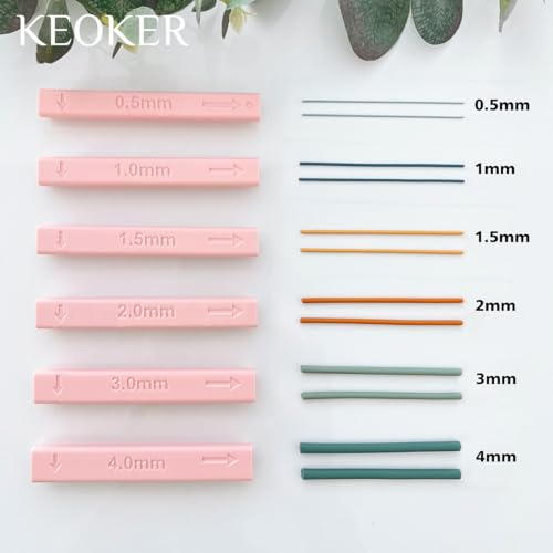 Pink Keoker Polymer Clay Snake Maker Kit - Hoop Roller & Strip Shape Tools