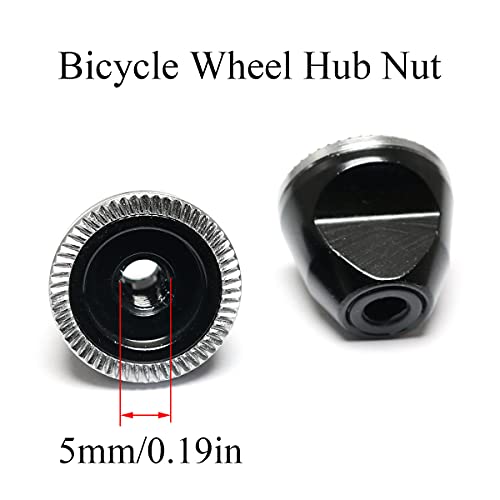 Bicycle Quick Release Nut - M5 Aluminum Alloy, 2 Pack