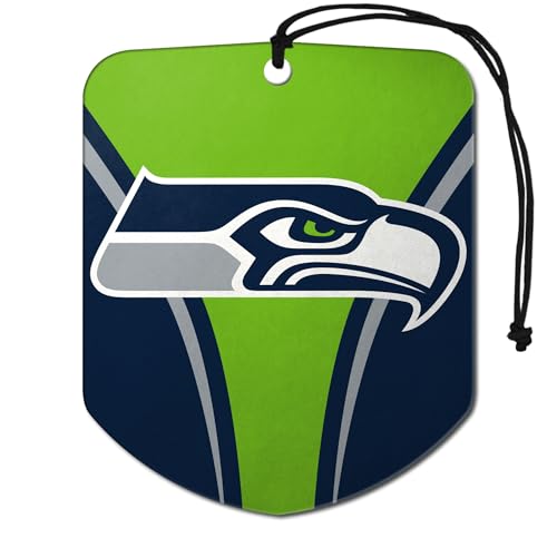NFL Seattle Seahawks Hanging Car Air Fresheners - 2 Pack