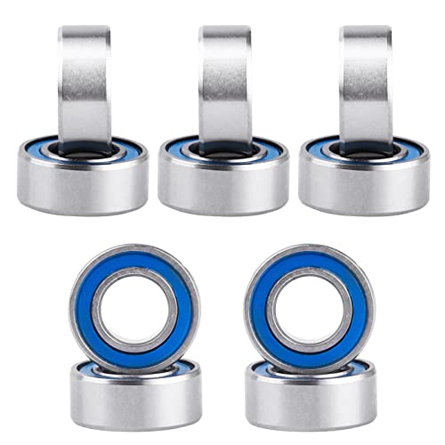 Miniature Deep Groove Ball Bearings - 10-Pack 5x10x4mm