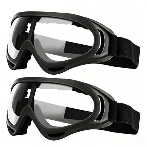 GUSTYLE 2 Pack Children's Safety Glasses with Wind Resistance Perfect