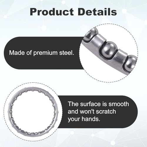 Bicycle Crank Ball Bearings - 4pcs 4/25 in x 20 Balls