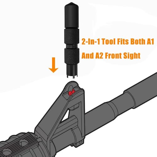 Front Sight Adjustment Tool for A1 & A2 4/5 Prong - Black