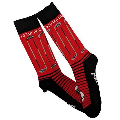 Funny Golf Crew Socks for Men - Id Tap That