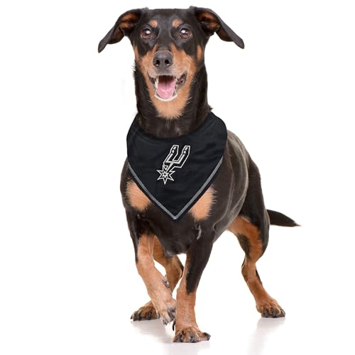 San Antonio Spurs Dog Bandana - Large/X-Large Tie Scarf