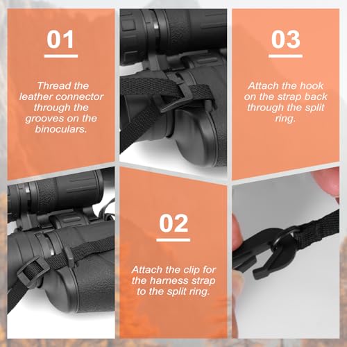Universal Binocular Harness Strap - Chest Carrier for Cameras & Optics