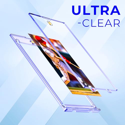 100ct Magnetic Card Holder - Slim One Touch Protectors for Trading Cards