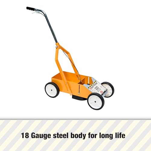 High-Performance Striping Machine - 9" x 27.5", Yellow
