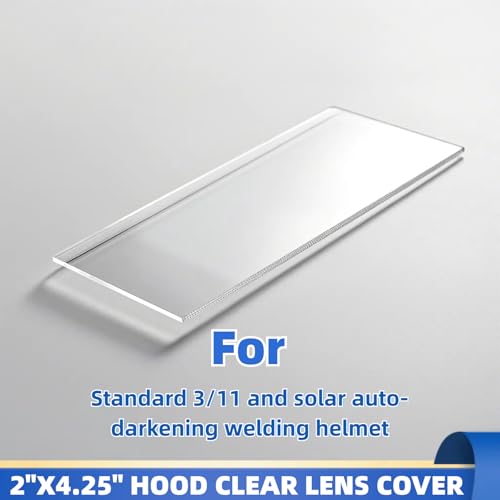 20 Pack 2" x4.25" Replacement Clear Welding Lens 2x4 1/4 optical grade Welding Lens And Eyes