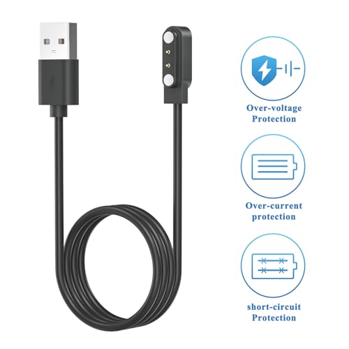 Smart Watch Charger Cable for GloryFit T80 T70 T60 T50 P99 P98 - 3.3FT