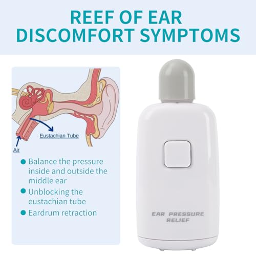 Eustachian Tube Unclogger - Ear Pressure Relief Device - Balanced Ear Pressure Safely & Naturally - Eustachian Tube Exerciser