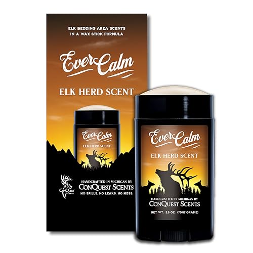 Conquest Scents EverCalm Elk Herd Scent Stick – Elk Calmness Attractant, Elk Herd Stick