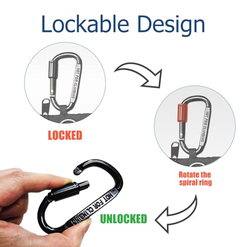 Mix 3 Pack Tactical EDC Keychain Pouches with Upgraded D-Ring - Military Mini Molle Organizer for Outdoor Camping Hiking