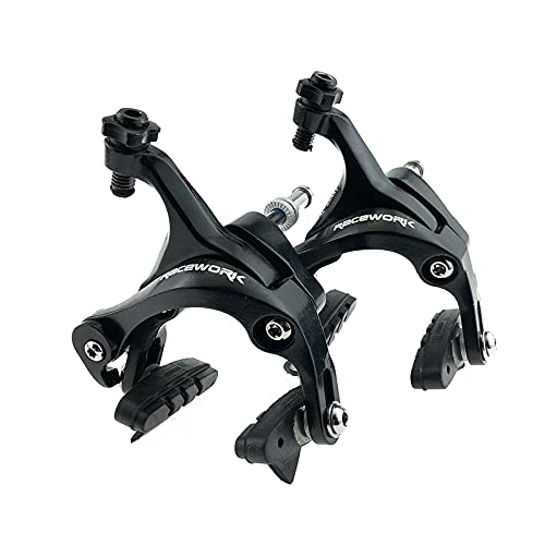Cyclesavvy Double Pivot Road Bike Brakes - Aluminum Side Pull Caliper Set for Front and Rear,Rim Brakes for 700x28C Tires, Compatible with Standard Bike Brakes Specifications
