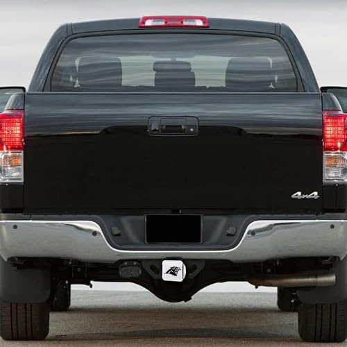 3D Carolina Panthers Chrome Hitch Cover - Heavy-Duty Metal Design