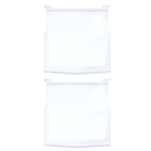 UPGRADED WPW10276348 W10276348 Glass Shelf Compatible with Whirl pool, Ken more Refrigerator W10276344, PS11751713, 2312014, 2309524,AP6018411, 2 Pack