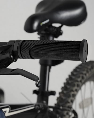 Ergonomic Rubber Bike Handlebar Grips - Non-Slip MTB & BMX - Standard