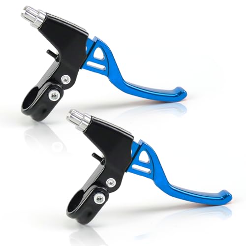 V-Type Bike Brake Set - Front & Rear MTB Brakes, Blue - 1 Pair