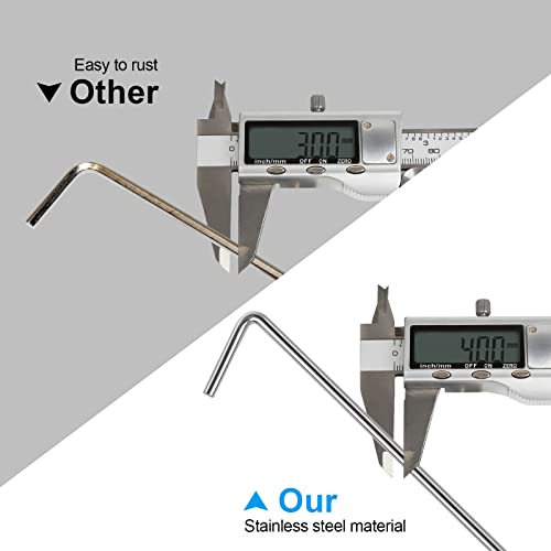 Heavy Duty Galvanized Steel Tent Stakes - 4mm Metal Pegs for Camping - 17 Pack