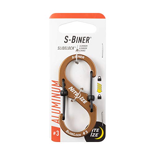 Locking Carabiner S-Biner SlideLock - Aluminum Dual Locking Clip