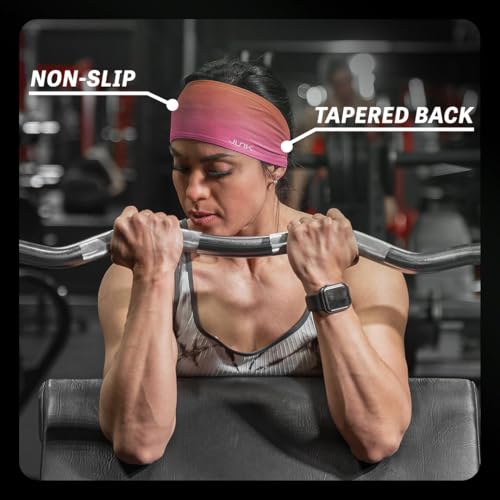 JUNK Big Bang Lite Headband - Moisture-Wicking, Non-Slip Sports Sweatband, One Size - Lefty's Poncho Variation