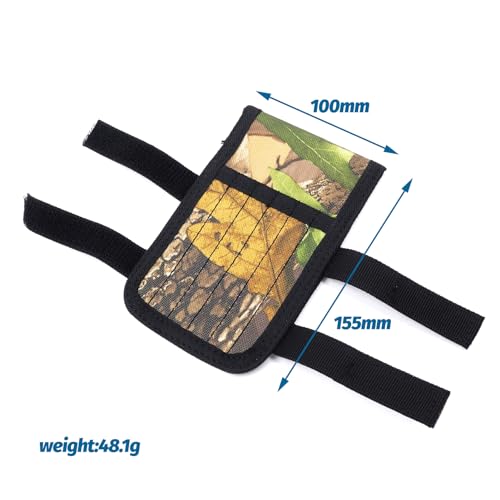 Mini Crossbow Bolt Holder - Camo Oxford Quiver for 12 Bolts