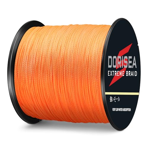 Braided Fishing Line - 100m/109Yards 10Lb Test - Orange